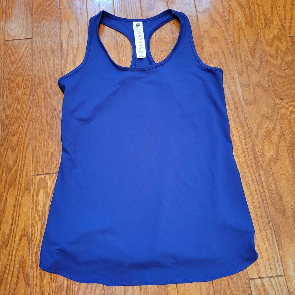 Fabletics Purple Racerback Tank Top